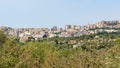 Panoramic view of Agrigento city on Sicily Royalty Free Stock Photo