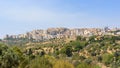 Panoramic view of Agrigento city on Sicily Royalty Free Stock Photo