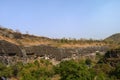 Panoramic view of Ajanta Caves