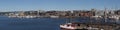 Panoramic view of Aker Brygge Marina