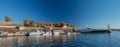 Panoramic view at Akershus Fortress at fall