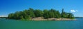 Panoramic view of Aland Islands archipelago Royalty Free Stock Photo