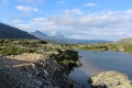 A panoramic view of Alaskan landscape Royalty Free Stock Photo