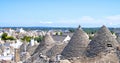 Panoramic view of Alberobello, Apulia, Italy