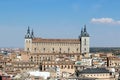 Panoramic view of Alcazar, Toledo, Spain Royalty Free Stock Photo