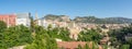 Panoramic view at the Alcoy town - Spain Royalty Free Stock Photo