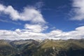Panoramic view of the Alps Royalty Free Stock Photo