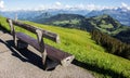 Panoramic view of Alps from the top of Rigi Kulm, Switzerland Royalty Free Stock Photo