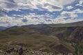 Panoramic view of an Altay mountain valley