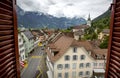 Panoramic view of Altdorf town, Switzerland Royalty Free Stock Photo