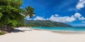 Amazing Beau Vallon beach in Seychelles Royalty Free Stock Photo