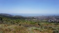 A panoramic view of Anaga moutains and Santa Cruz de Tenerife from San Roque viewing point