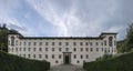 Panoramic view of the ancient Abbey of Vallombrosa, Reggello, Florence, Italy Royalty Free Stock Photo