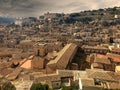 A panoramic view on an ancient and charming sicilian town Modica Royalty Free Stock Photo