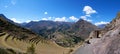 Peru, Pisac Pisaq - Inca ruins in the sacred valley in the Peruvian Andes