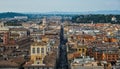 Panoramic view of Ancient Rome ruins Royalty Free Stock Photo