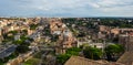Panoramic view of Ancient Rome ruins Royalty Free Stock Photo