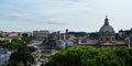 Panoramic view of Ancient Rome ruins Royalty Free Stock Photo