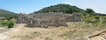 Panoramic view of the Ancient Theatre in Patara Royalty Free Stock Photo