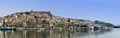 Panoramic view of the ancient town of Kavala, Greece