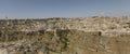 Panoramic view of the ancient town of Matera at Basilicata region in southern Italy Royalty Free Stock Photo