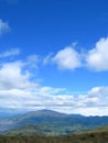 Panoramic view of the Andes Royalty Free Stock Photo