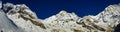Panoramic View, Annapurna Range, Annapurna Conservation Area, Himalaya, Nepal Royalty Free Stock Photo
