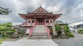 Panoramic view of Anryuji Temple. Located in Ote district near Matsumoto Castle