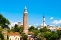 Panoramic view of Antalya Kaleici Old Town. Turkey Royalty Free Stock Photo