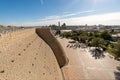 Panoramic view from Ark fortress to the Po-i-Kalyan complex, Bukhara, Uzbekistan Royalty Free Stock Photo