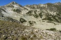 Panoramic view around Polezhan peak, Pirin Mountain, Bulgaria Royalty Free Stock Photo
