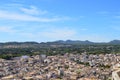 Panoramic view of Arta Mallorca Royalty Free Stock Photo