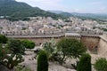 Panoramic view of Arta, seen from Sant Salvador fortress. Majorca, Spain. Royalty Free Stock Photo