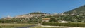 Panoramic view of Assisi, Perugia, Italy, on a sunny day Royalty Free Stock Photo