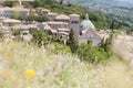 Panoramic view of Assisi, Umbria, Italy Royalty Free Stock Photo