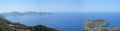 Panoramic view of Assos peninsula in Kefalonia