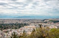 Panorama of Athens from Lycabettus Hill Royalty Free Stock Photo