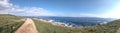 Panoramic view of the Atlantic ocean