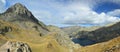Panoramic view of the Atlantic Pyrenees, Bearn Royalty Free Stock Photo