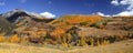Autumn landscape in San Juan mountains, Colorado Royalty Free Stock Photo