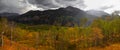 Autumn landscape in San Juan mountains, Colorado Royalty Free Stock Photo