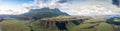 Panoramic View of Auyantepui Mountain, Venezuela Royalty Free Stock Photo