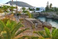 Panoramic view of Avlemonas bay in Kythera, Greece Royalty Free Stock Photo
