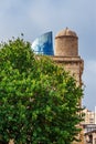 Panoramic view of Baku old town. Royalty Free Stock Photo