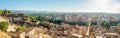 Panoramic view at the Balaguer town - Spain Royalty Free Stock Photo