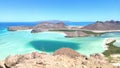 Panoramic view of Balandra beach