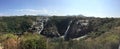 A panoramic view of the Barachukki Falls in South Karnataka