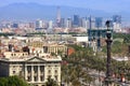 Panoramic view of Barcelona Royalty Free Stock Photo