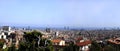 Panoramic view - Barcelona Royalty Free Stock Photo