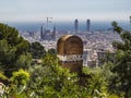 Panoramic view of Barcelona from Park GÃÂ¼ell